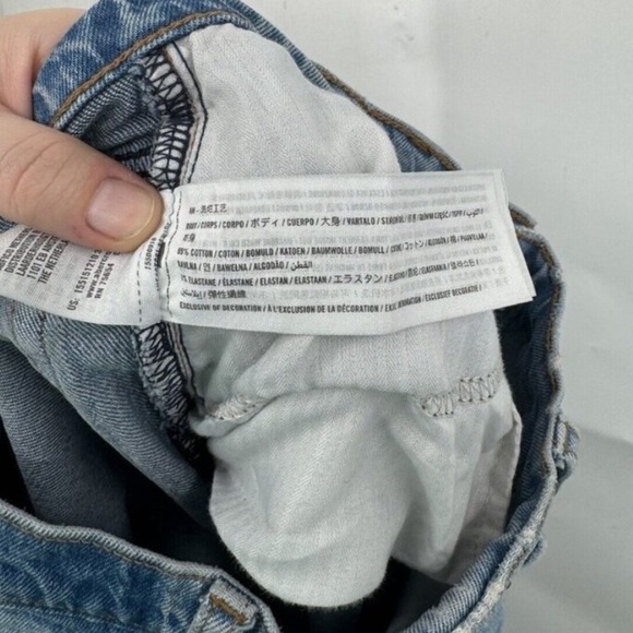 Abercrombie & Fitch The 90s Straight Ultra High
Rise Distressed Women 27 Jeans - Picture 7 of 7